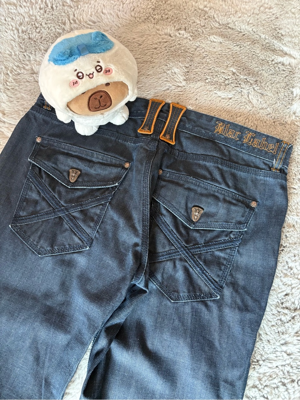 Blac Label Premium Denim Goods Dark Wash Flare Jeans Size 38